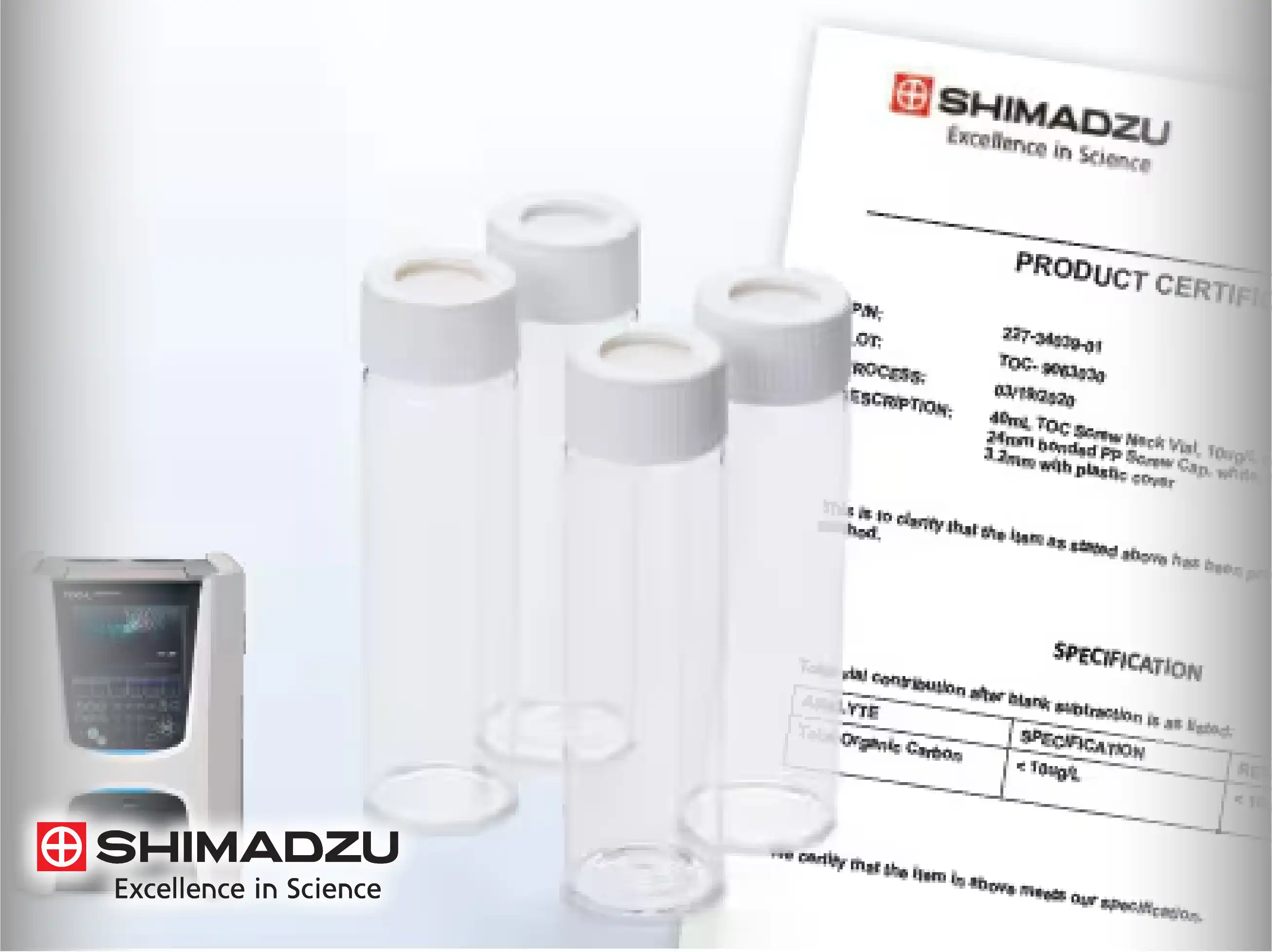 Shimadzu TOC Analysis Consumables